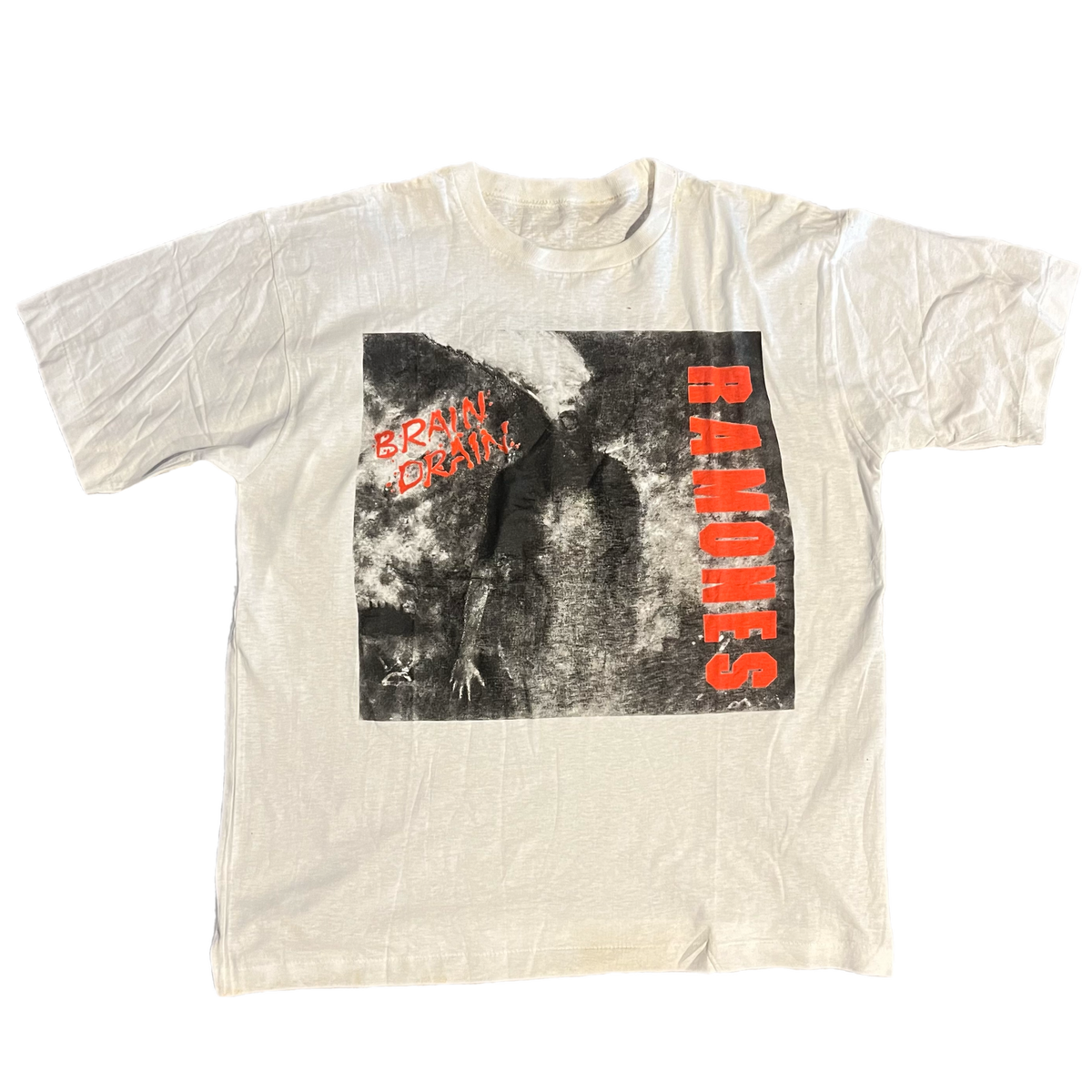 Vintage Ramones &quot;Brain Drain&quot; Japan Tour T-Shirt