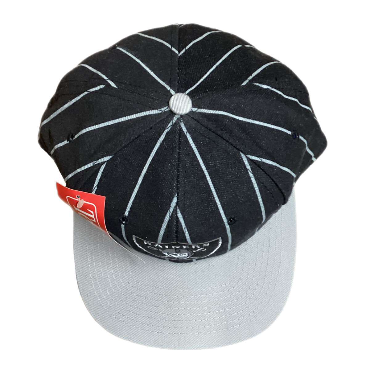 Vintage Los Angeles Raiders "Team NFL" Pinstripe Snapback Hat - jointcustodydc