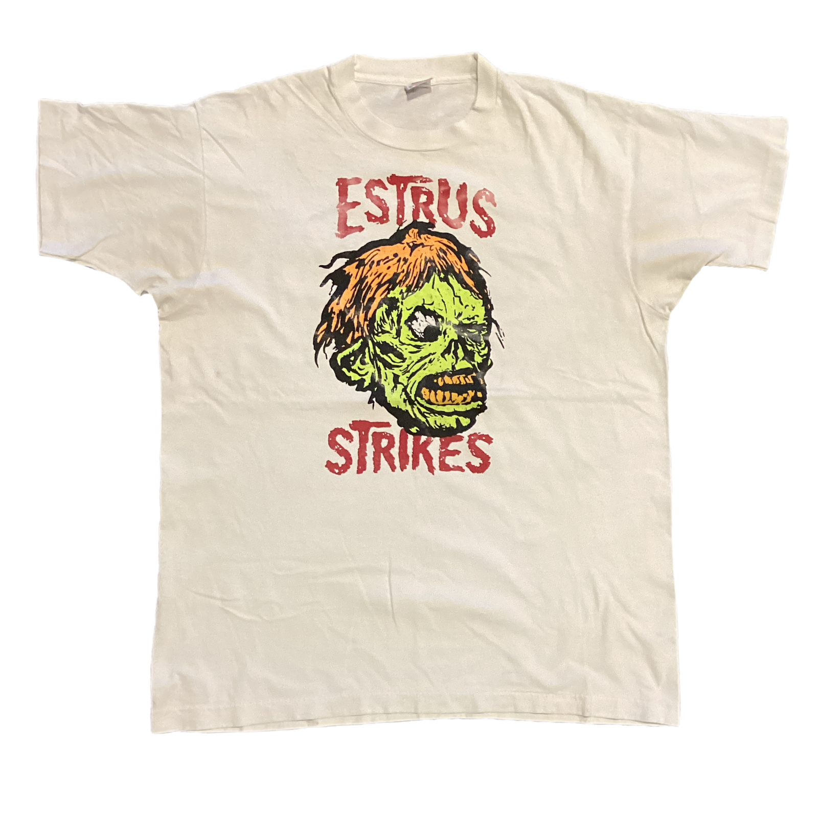 Vintage Estrus Records "Estrus Strikes!" Promotional T-Shirt - jointcustodydc