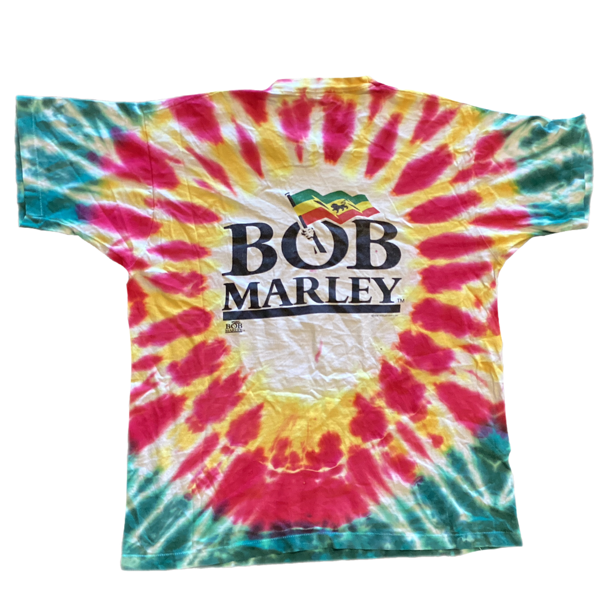 Vintage Bob Marley "Confrontation" Tie-Dye T-Shirt - jointcustodydc