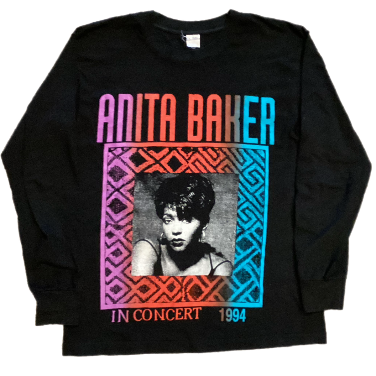 Vintage Anita Baker &quot;In Concert&quot; &#39;94 Long Sleeve Shirt