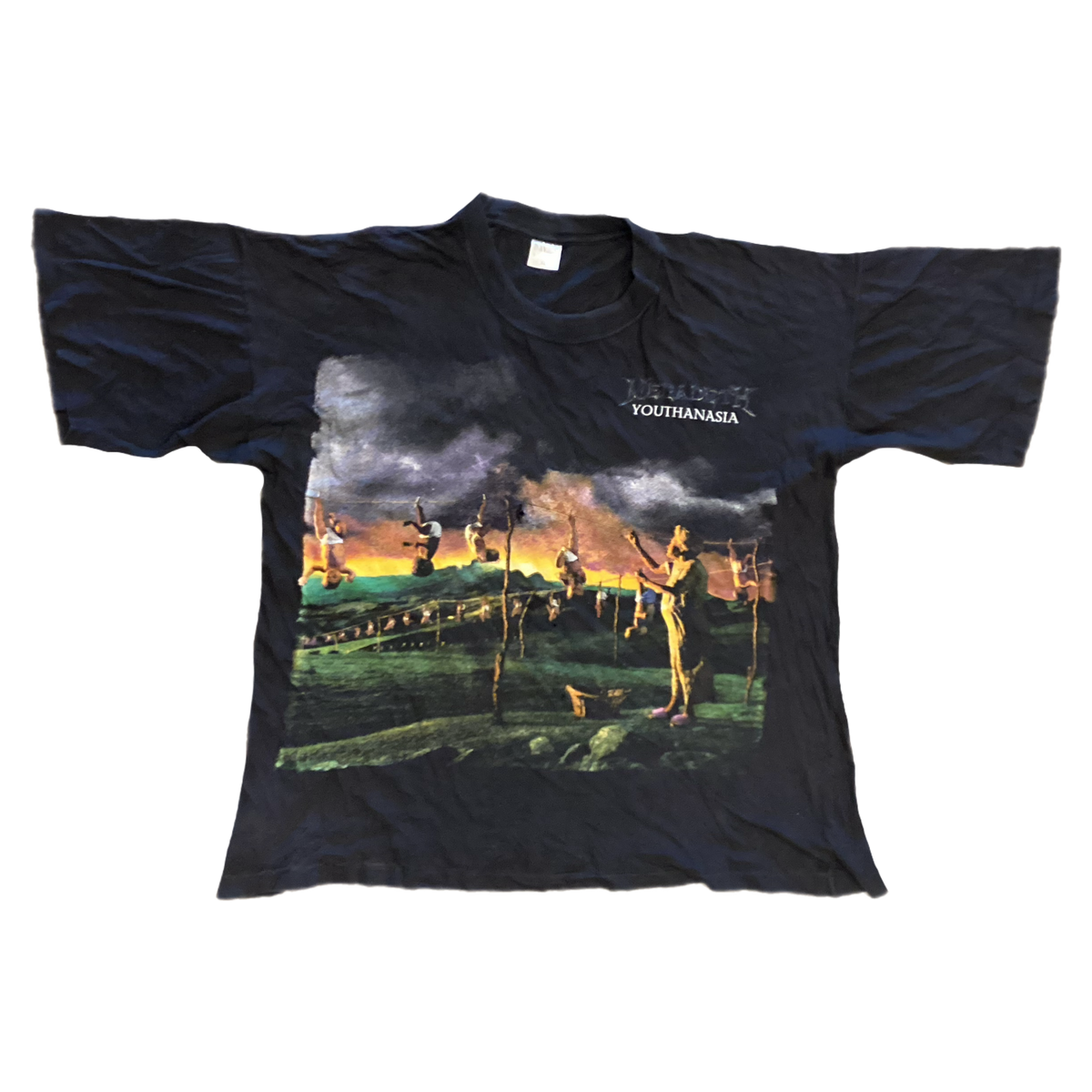 Vintage Megadeth &quot;Youth In Asia&quot; T-Shirt