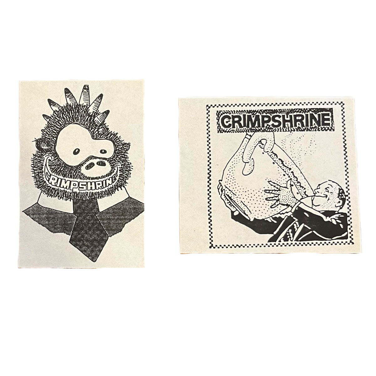 Vintage Crimpshrine &quot;Berkeley/CA&quot; Punk Avery Stickers