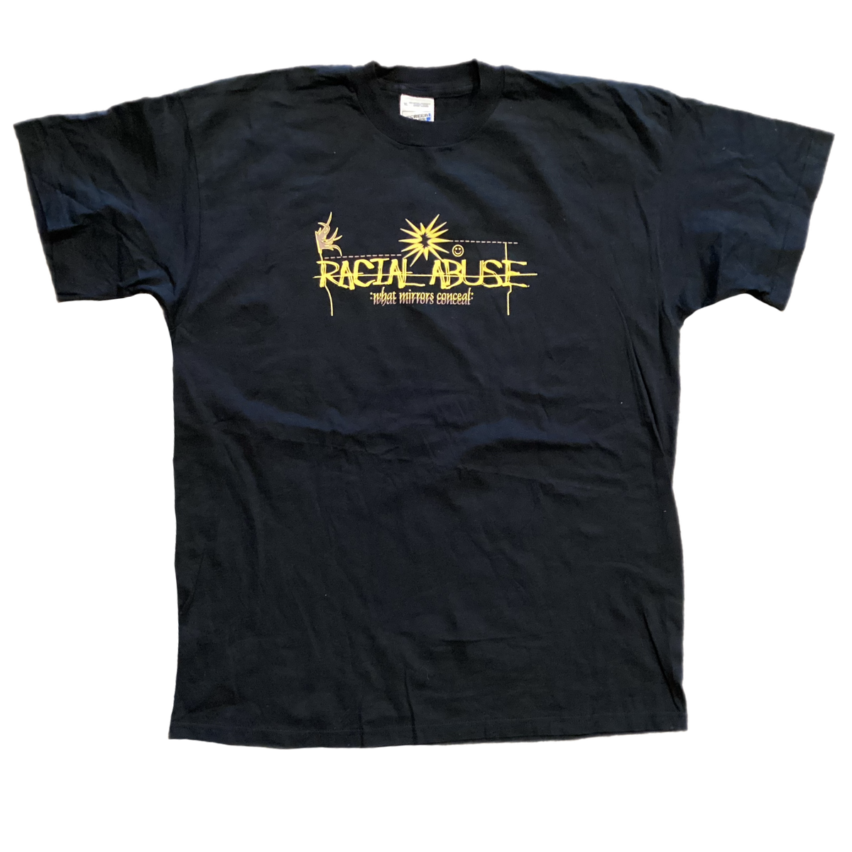 Vintage Racial Abuse “What Mirrors Conceal” Good Life Recordings T-Shirt - jointcustodydc
