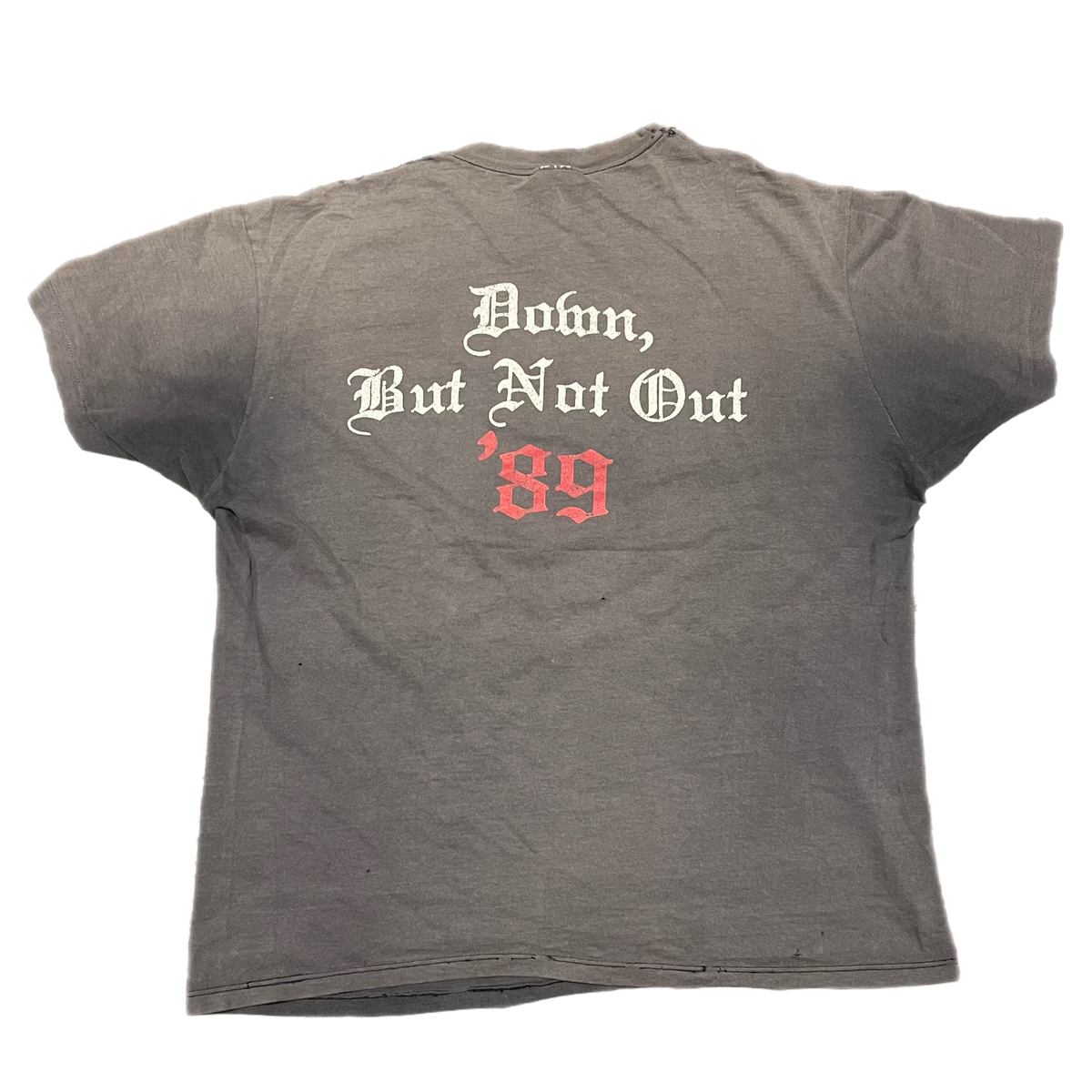 Vintage Cro-Mags &quot;Down But Not Out&quot; &#39;89 Tour T-Shirt