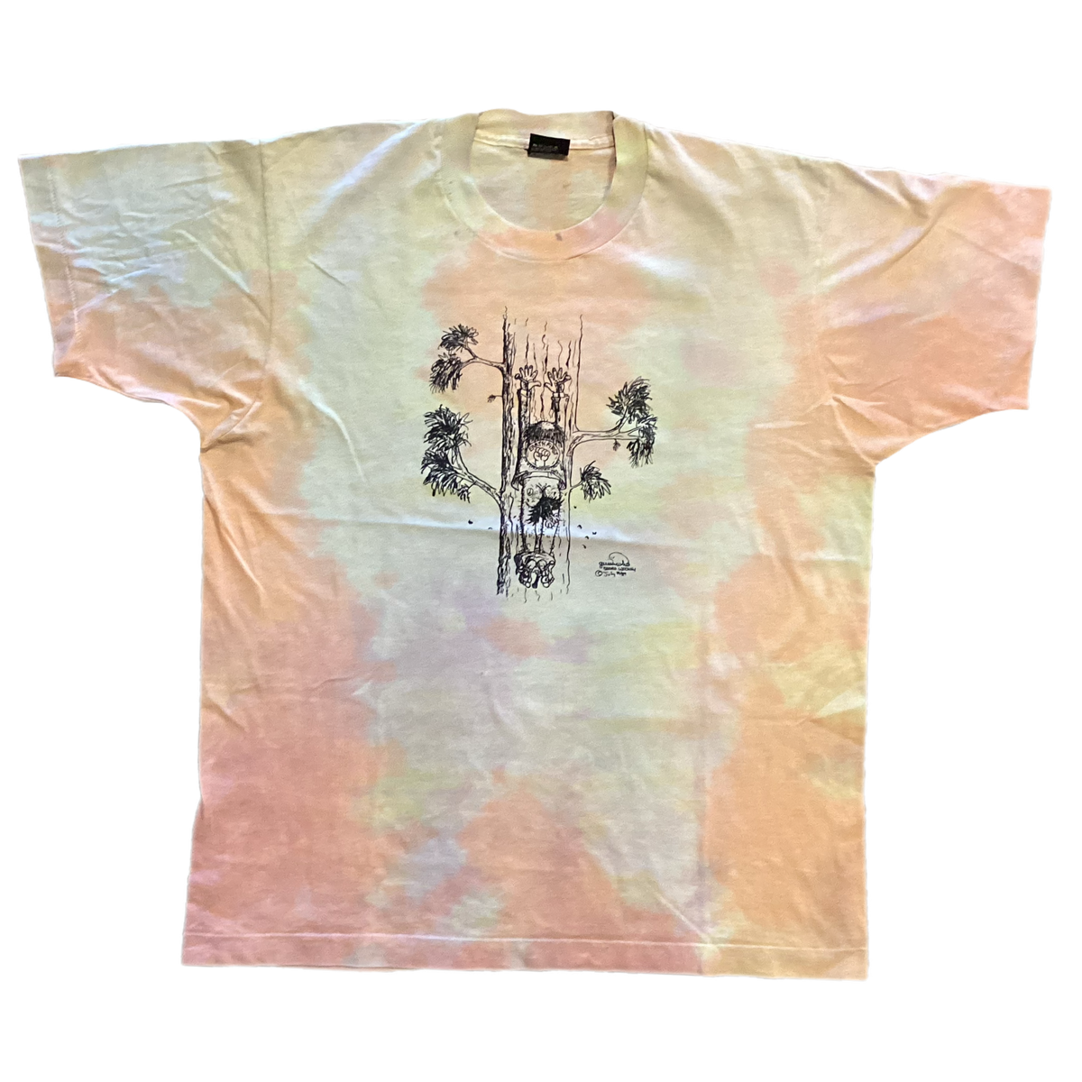 Vintage Anti Hippy “Earth First” Parody T-Shirt