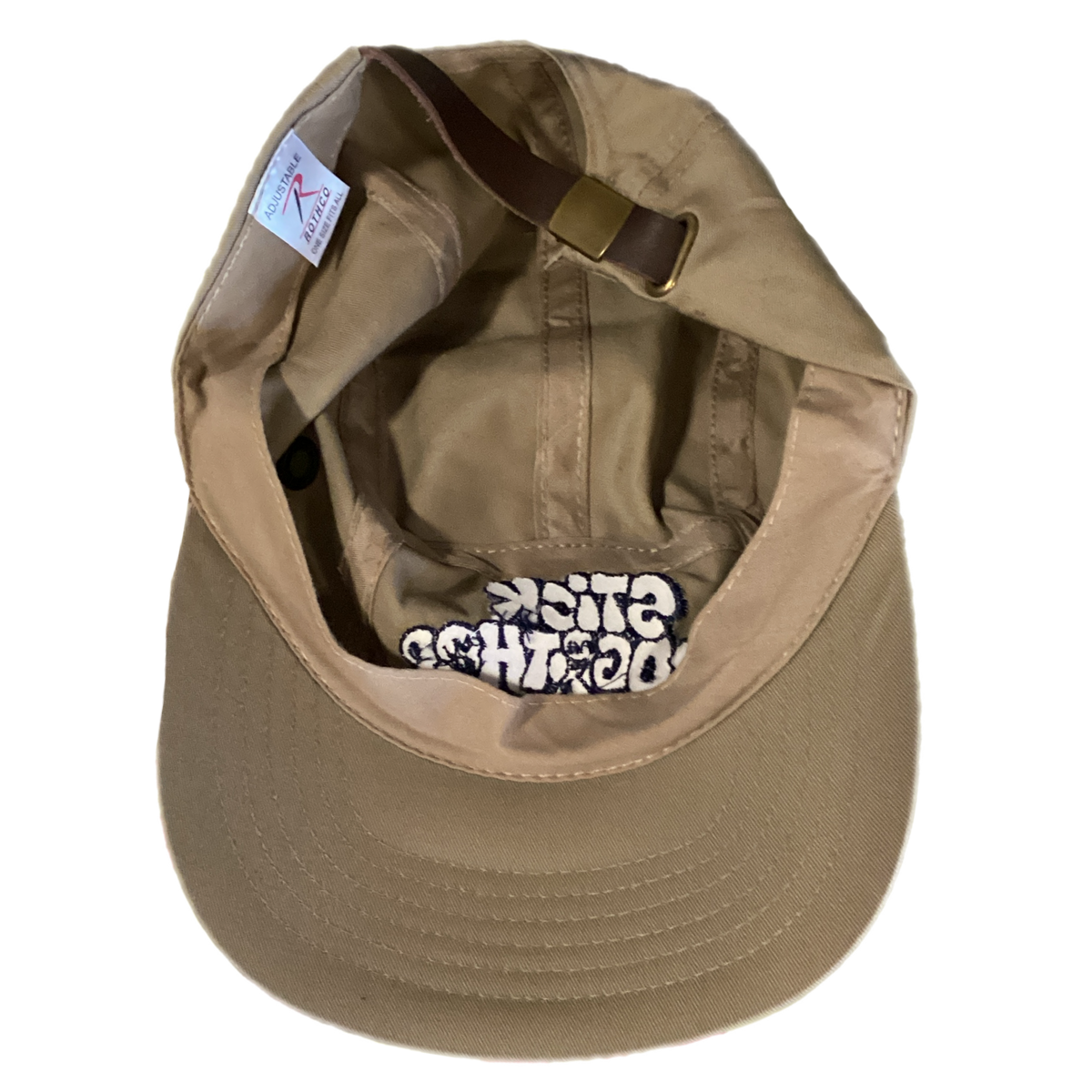 Stick Together Tan 5 Panel Hat - jointcustodydc