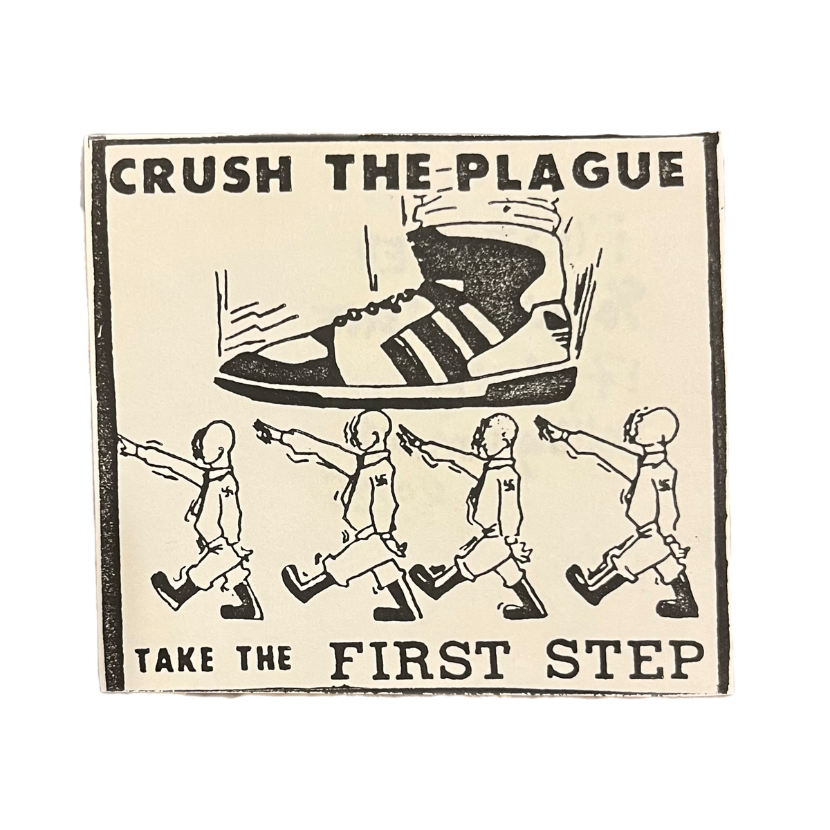 Vintage First Step &quot;Bellingham, WA&quot; Straight Edge Mactac Sticker