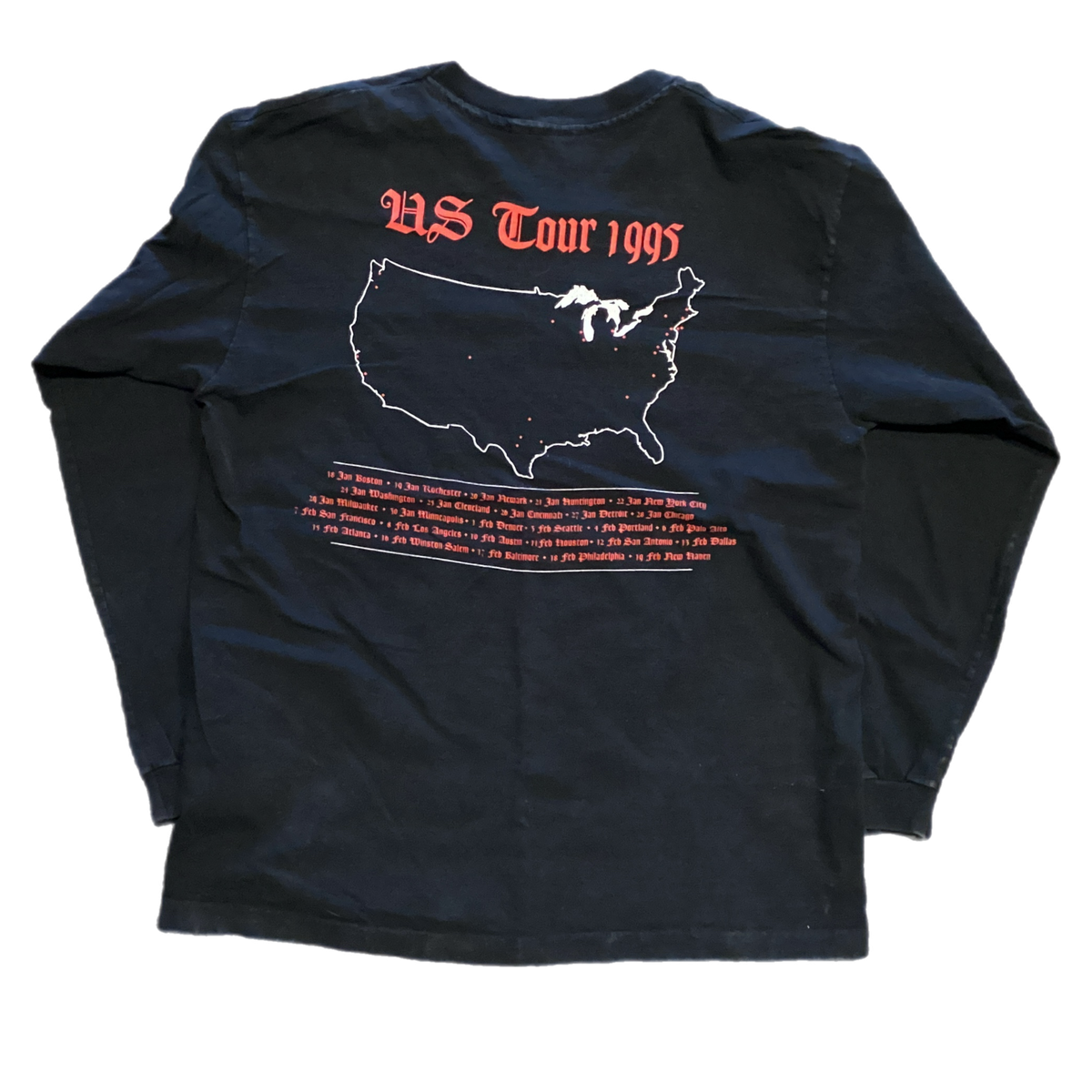 Vintage Mercyful Fate "1994-1995" U.S. Tour Long Sleeve - jointcustodydc