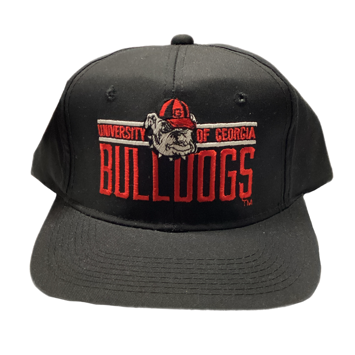 Vintage University Of Georgia "Bulldogs" Snapback Hat