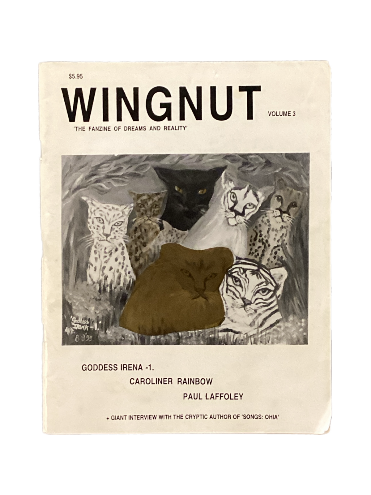 Vintage Wingnut "The Fanzine of Dreams and Reality" Volume 3