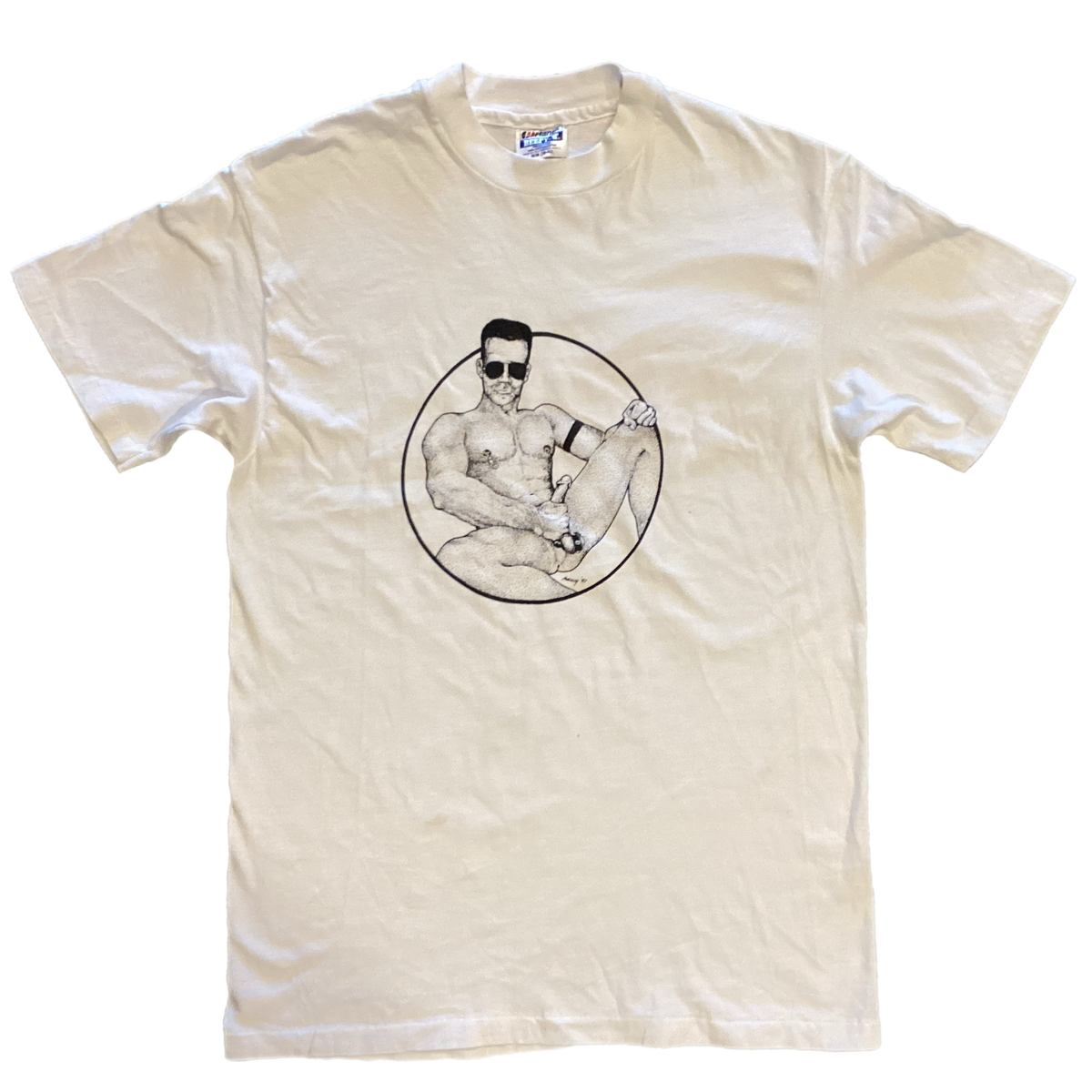 Vintage Body Physique &quot;Leather Art&quot; BDSM Kink T-Shirt