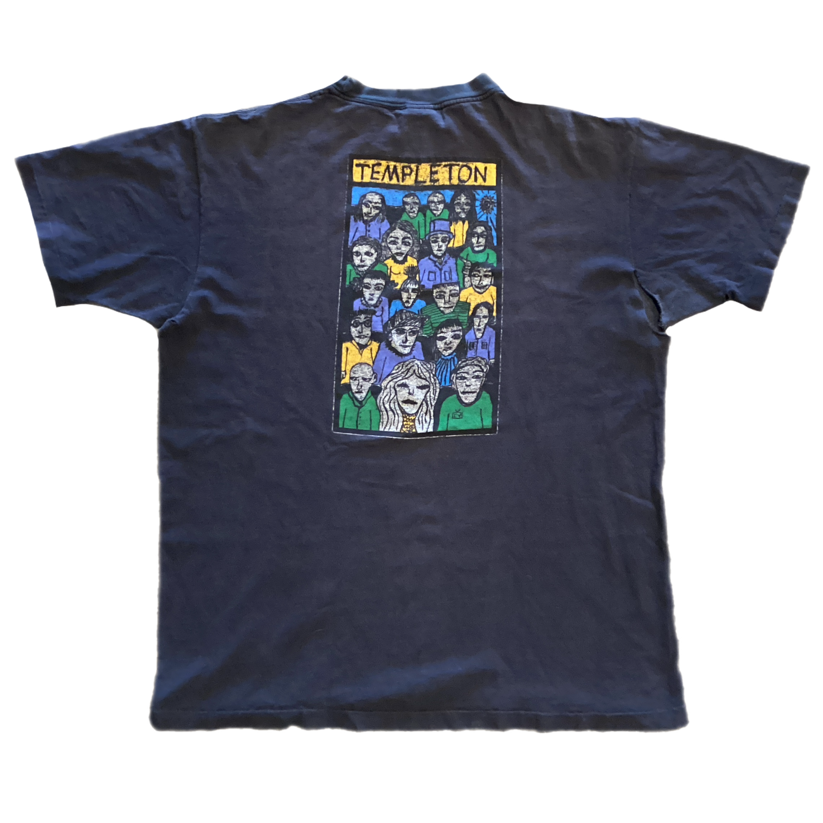 Vintage New Deal Skateboards "Ed Templeton" Crowd T-Shirt - jointcustodydc