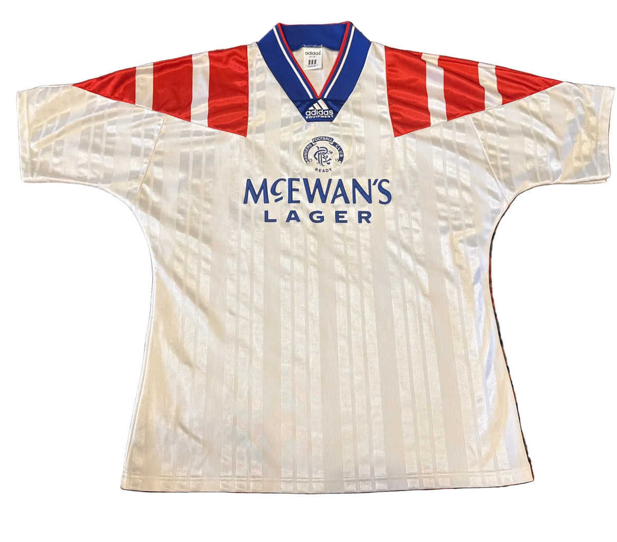 Adidas “Rangers F.C.” Scotland Jersey McEwan's Lager