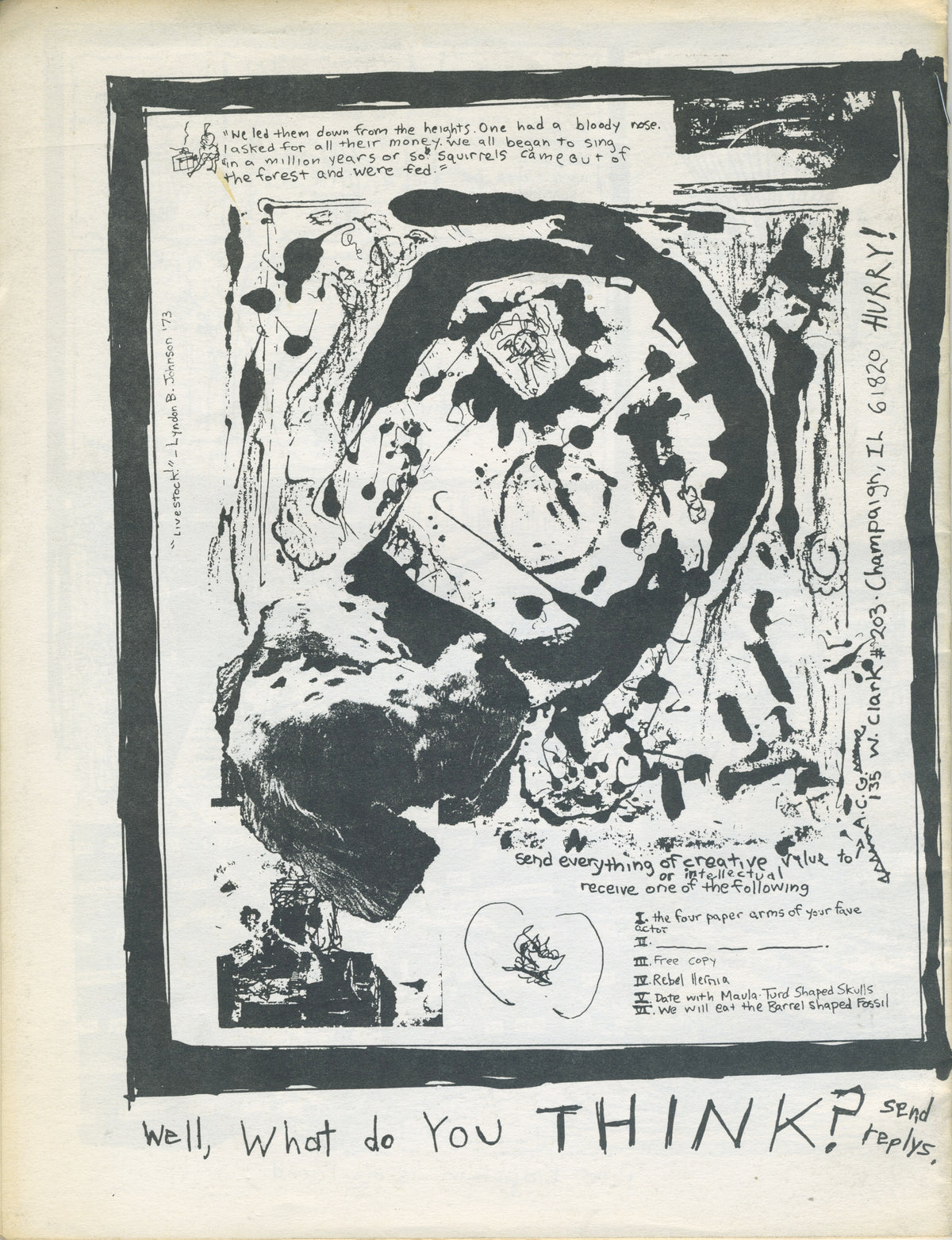 Vintage The A.C. Gazette Issue #6 &quot;Multi-Arts&quot; Zine