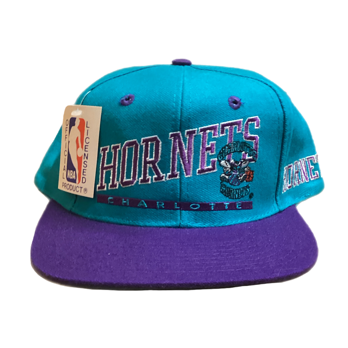 Vintage Charlotte Hornets Wool "NBA" Snapback Hat - jointcustodydc