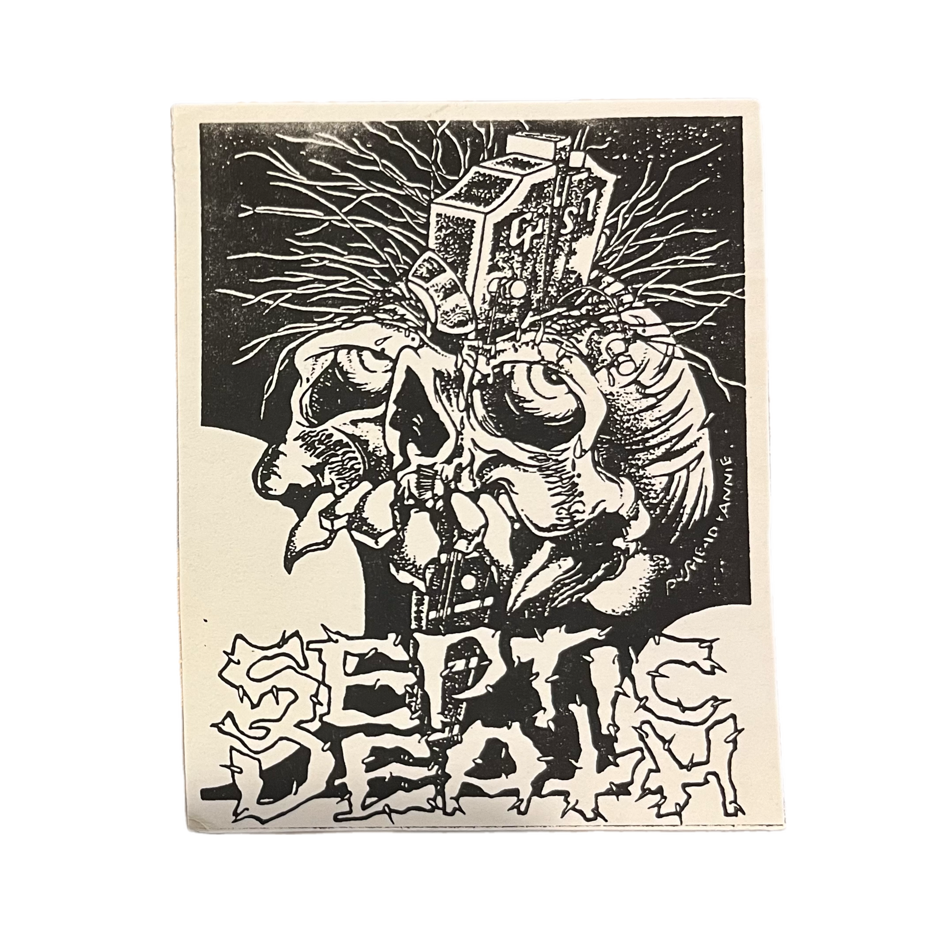 Pushead 、Septic Death関連のオリジナル。 1990s SEPTIC DEATH 