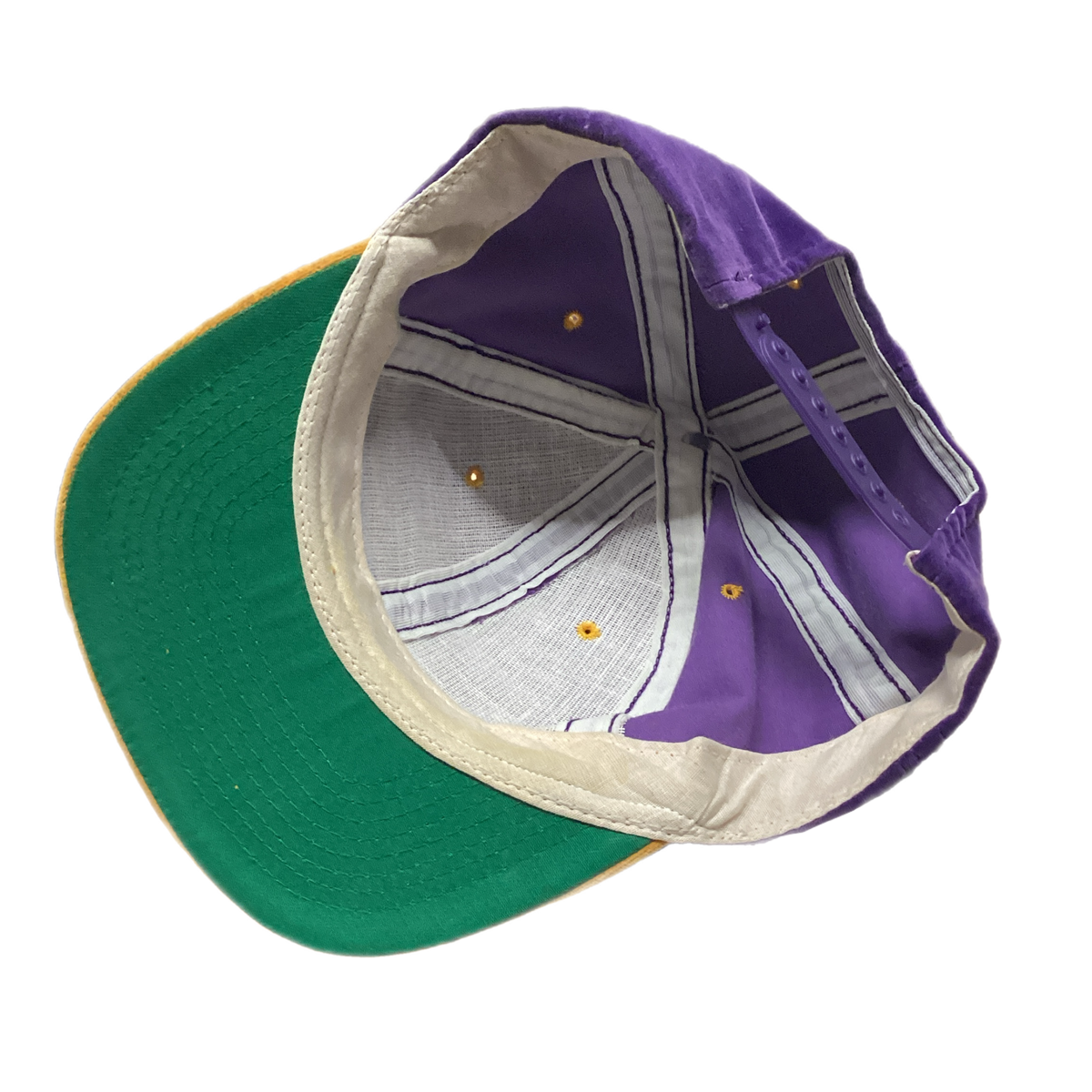 Vintage Louisiana State University "Tigers" Suede Snapback Hat