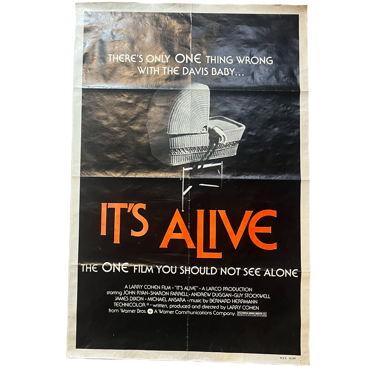 Vintage Larry Cohen &quot;It&#39;s Alive&quot; Promotional Movie Poster