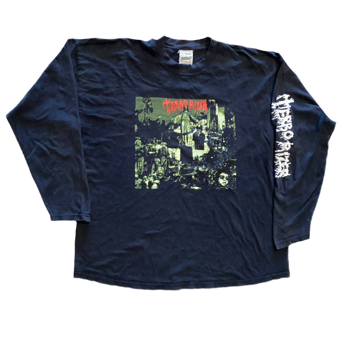 Vintage Terrorizer "World Downfall" Long Sleeve Shirt - jointcustodydc