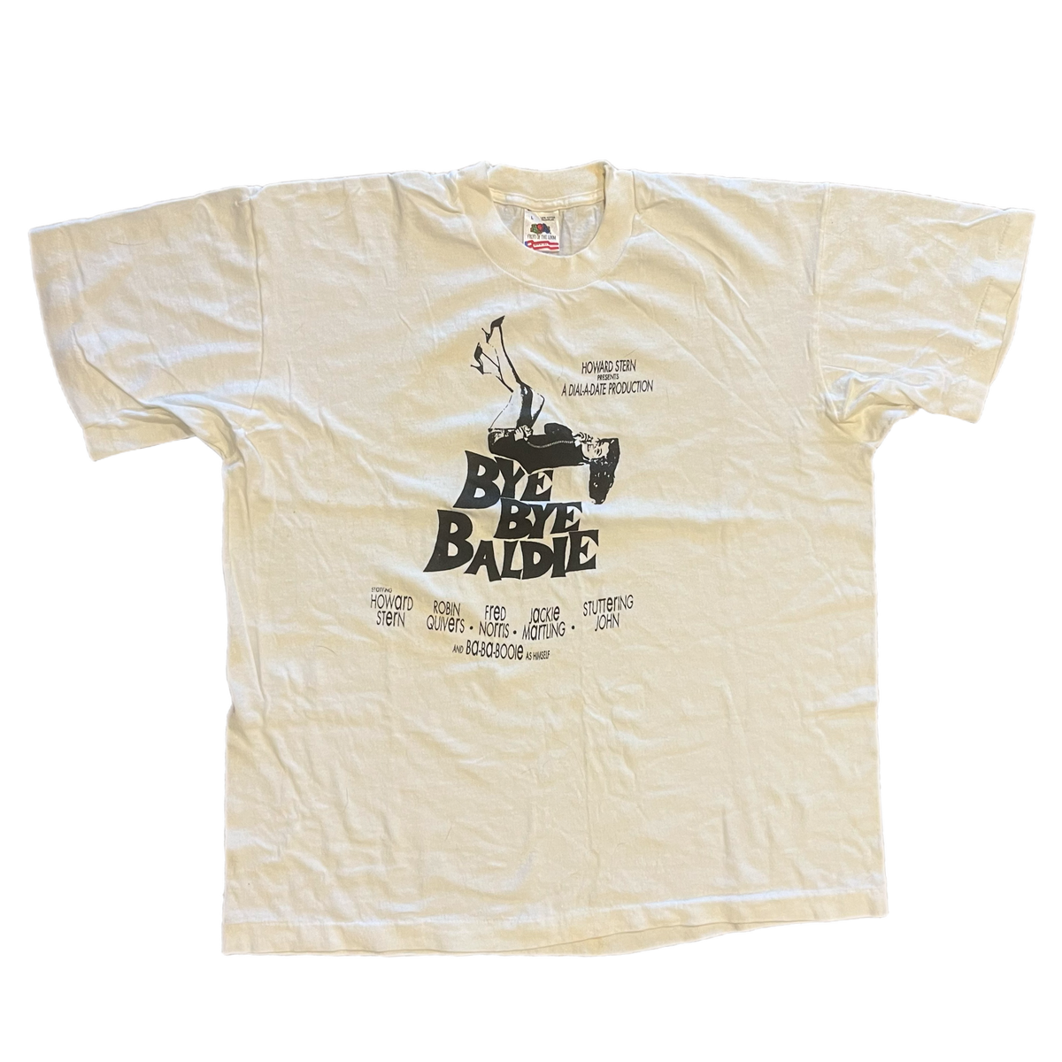 Vintage Howard Stern &quot;Bye Bye Baldie&quot; T-Shirt