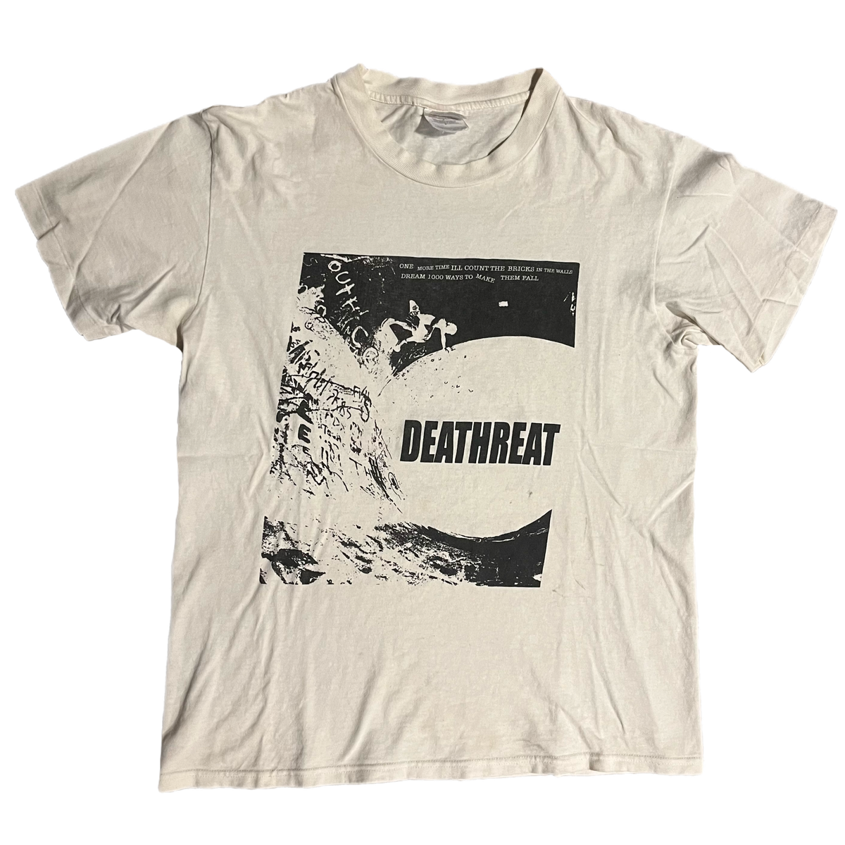 Vintage Deathreat &quot;Road Rash&quot; Tour T-Shirt