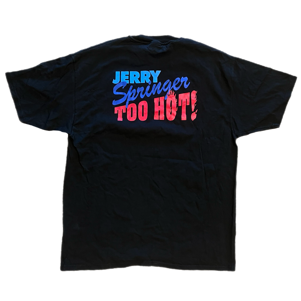Vintage Jerry Springer &quot;Too Hot!&quot; T-Shirt