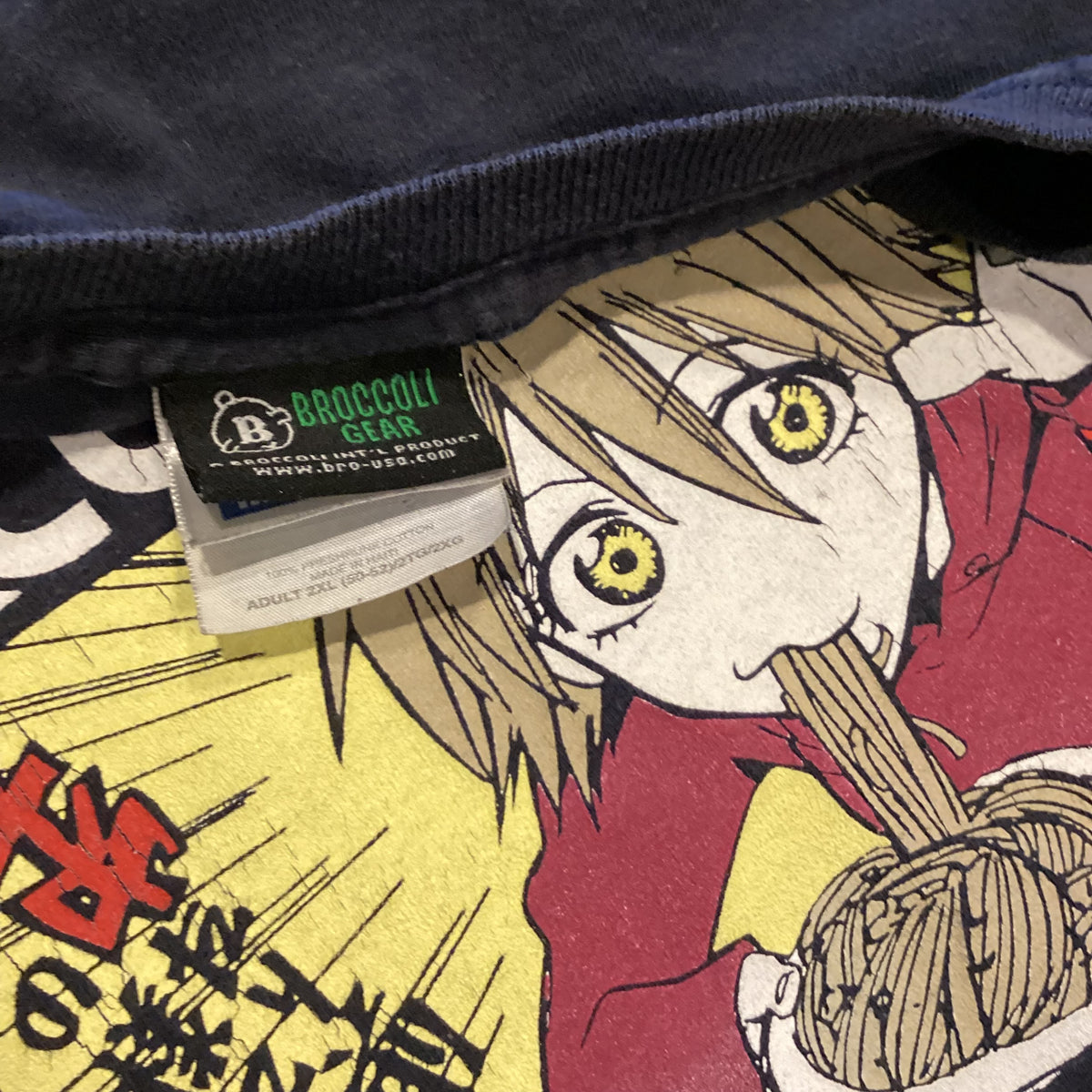 Vintage FLCL &quot;Broccoli Gear&quot; GAINAX Promotional &#39;99 T-Shirt