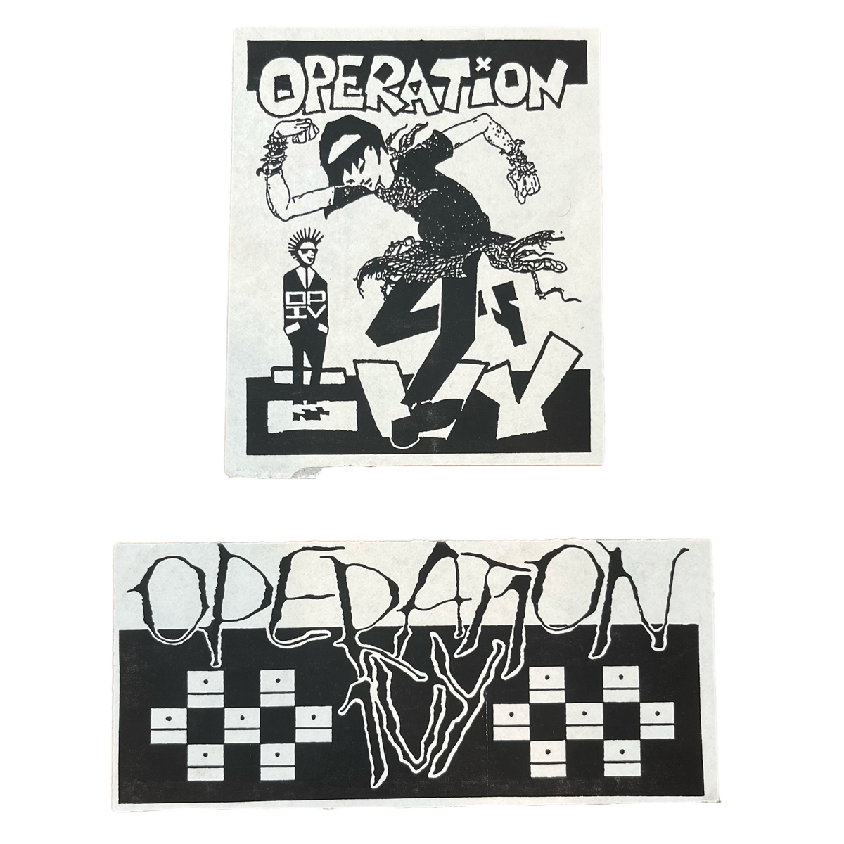 Vintage Operation Ivy &quot;Berkeley/CA&quot; Avery Sticker Set