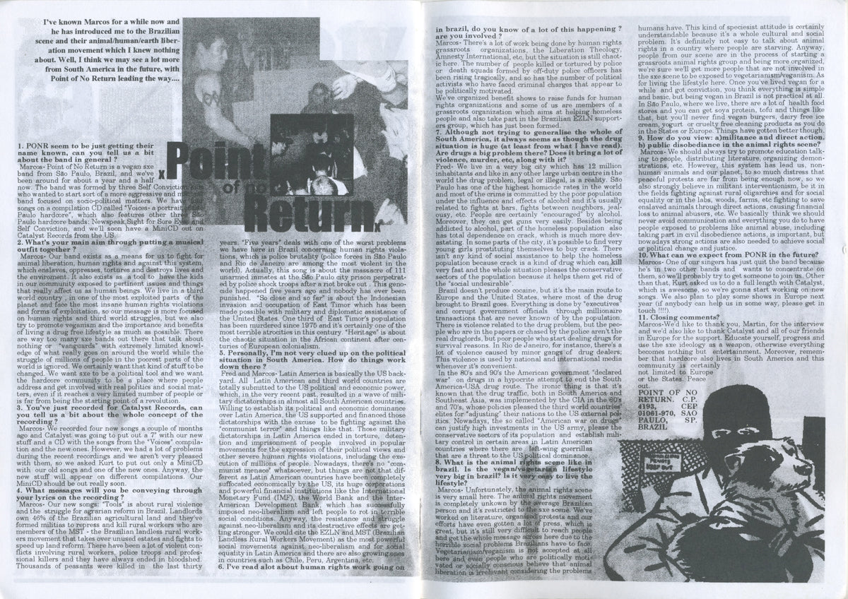 Vintage Abstraction Issue #3 &quot;UK Hardline&quot; Fanzine
