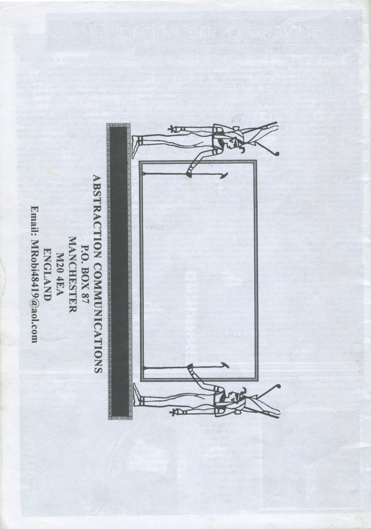 Vintage Abstraction Issue #3 &quot;UK Hardline&quot; Fanzine