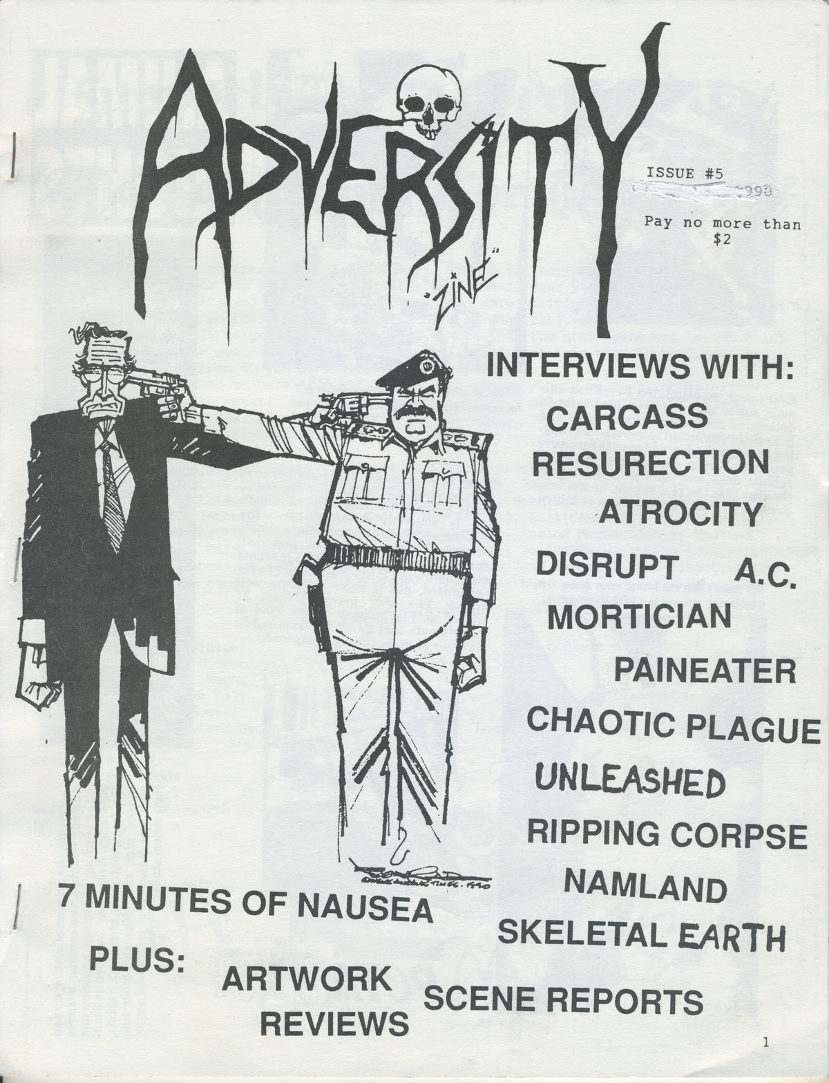 Vintage Adversity &quot;Metal&quot; Fanzine Issue #5