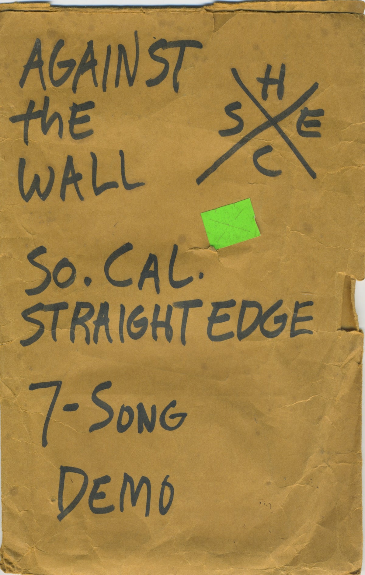 Vintage Against The Wall &quot;Sunset Beach, CA&quot; Demo Tape Includes Lyrics + Insert