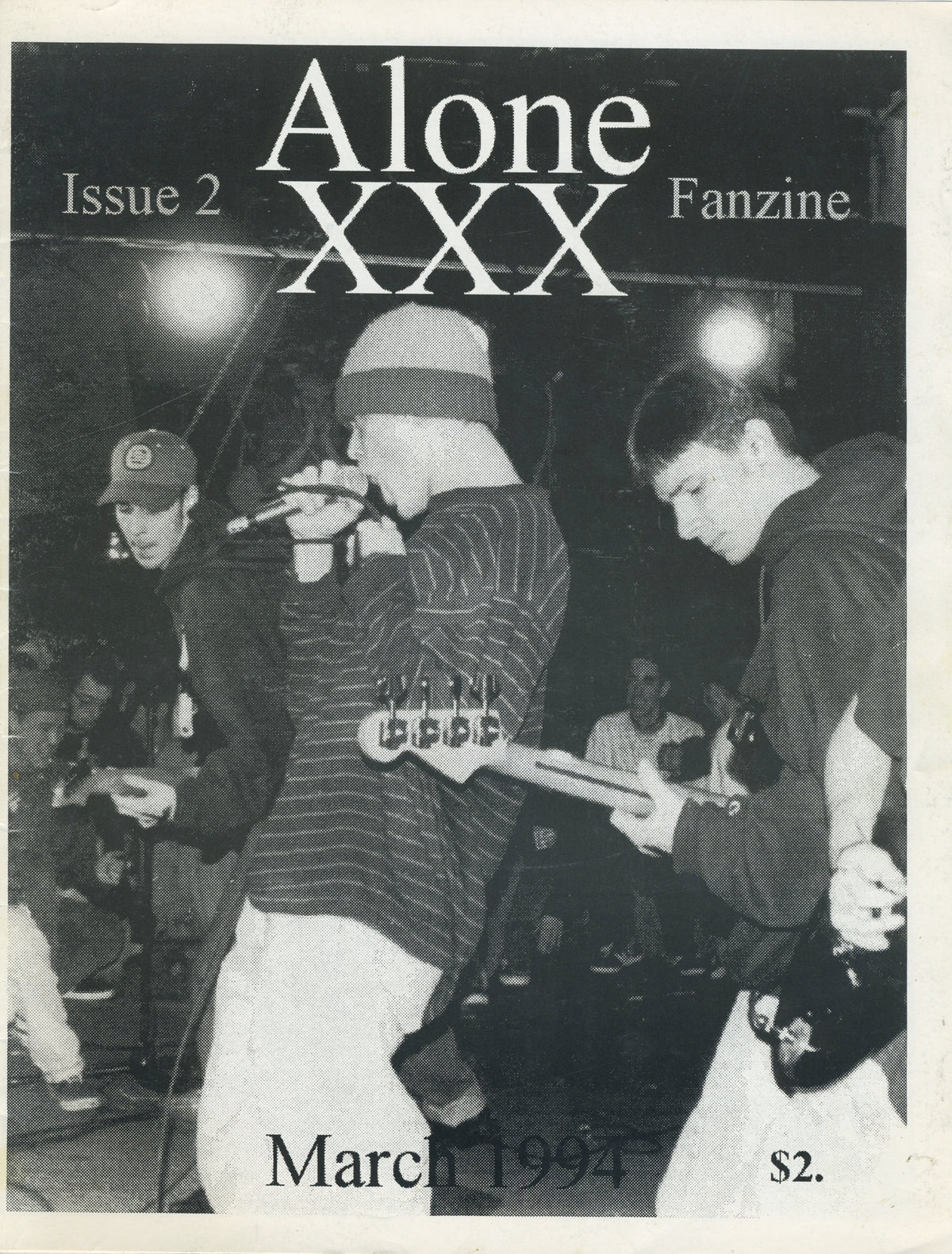 Vintage Alone XXX &quot;Chantilly, VA&quot; Hardcore Fanzine Issue #2