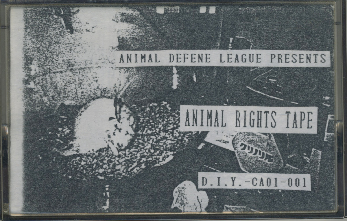Vintage Animal Rights Tape "D.I.Y. Records" '93 Compilation Tape + Booklet