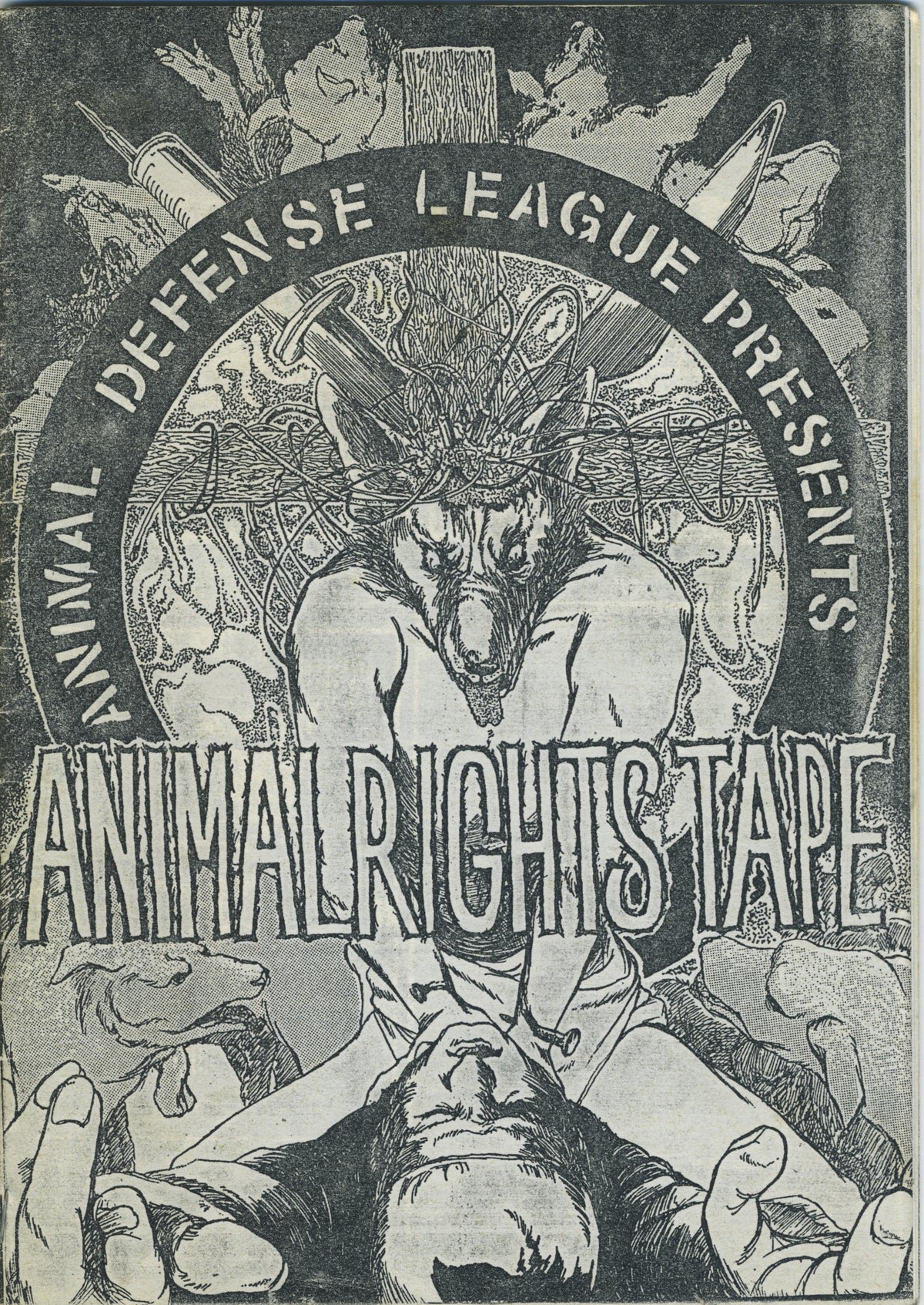 Vintage Animal Rights Tape "D.I.Y. Records" '93 Compilation Tape + Booklet