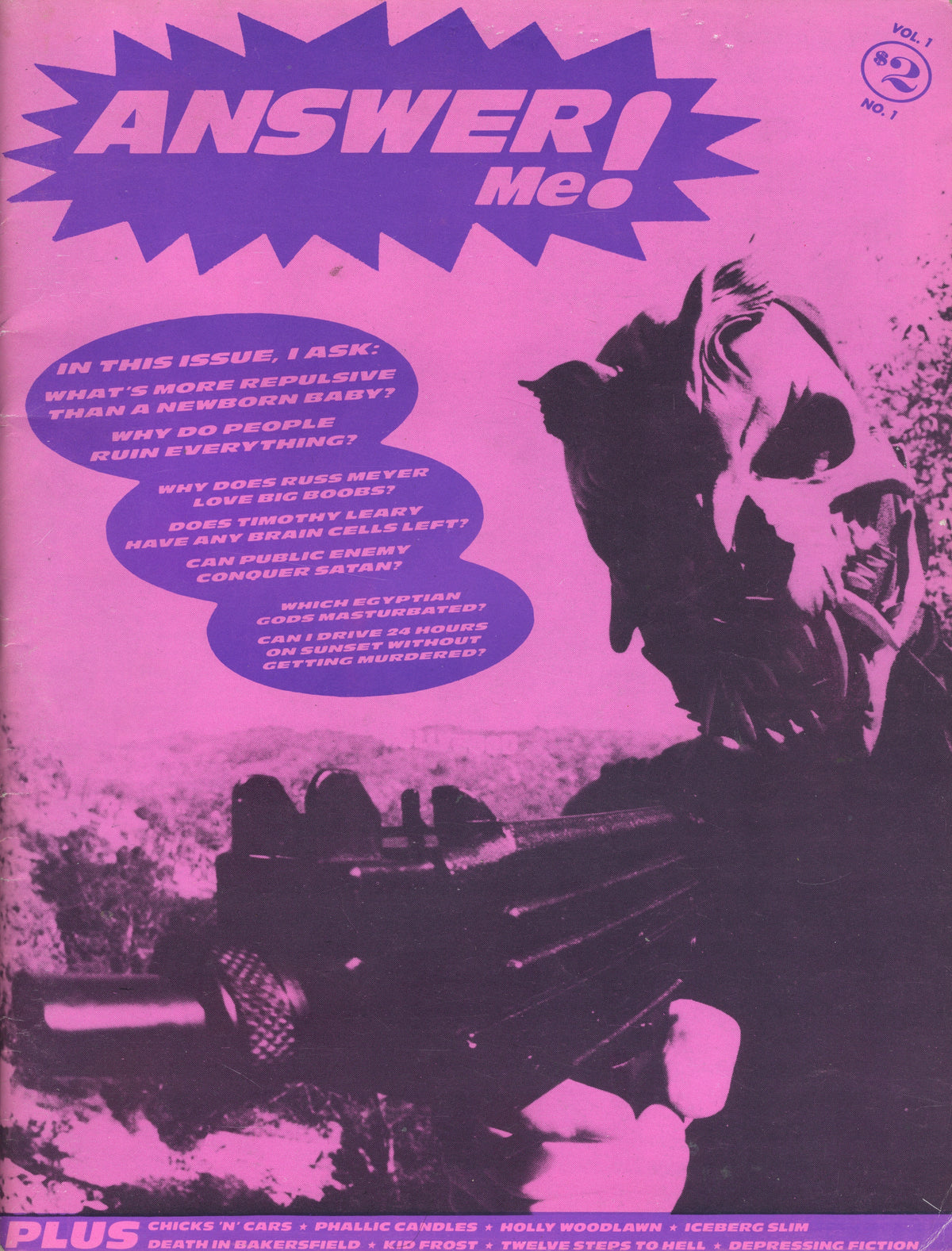 Vintage Answer Me! "Jim Goad" Fanzine Issue #1