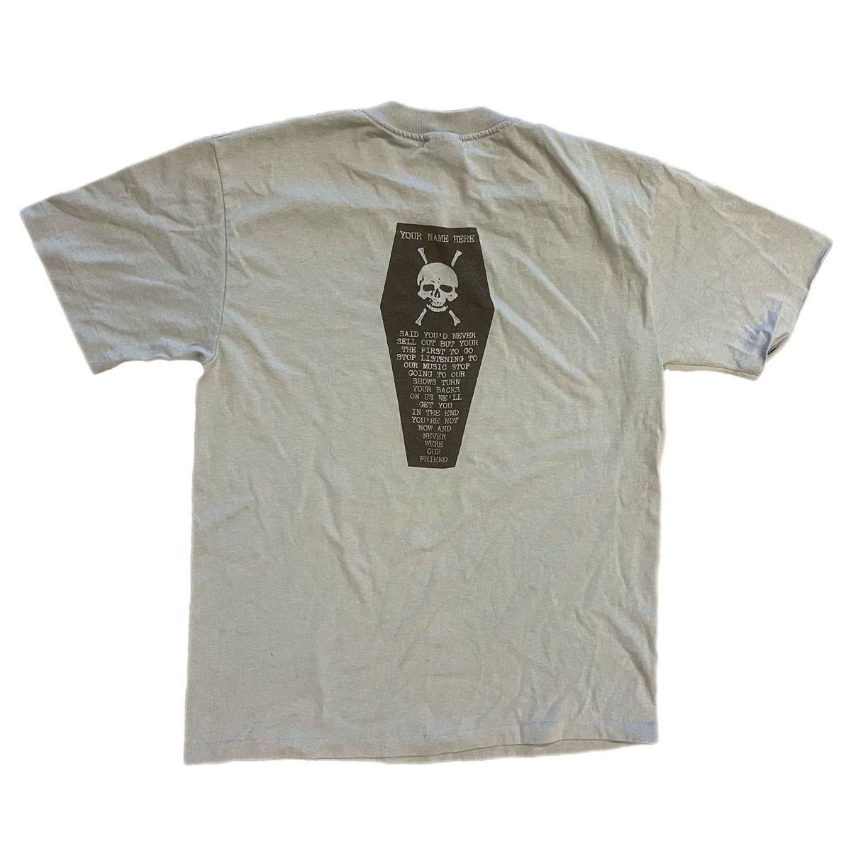 Vintage I Hate You &quot;Your Name Here&quot; T-Shirt