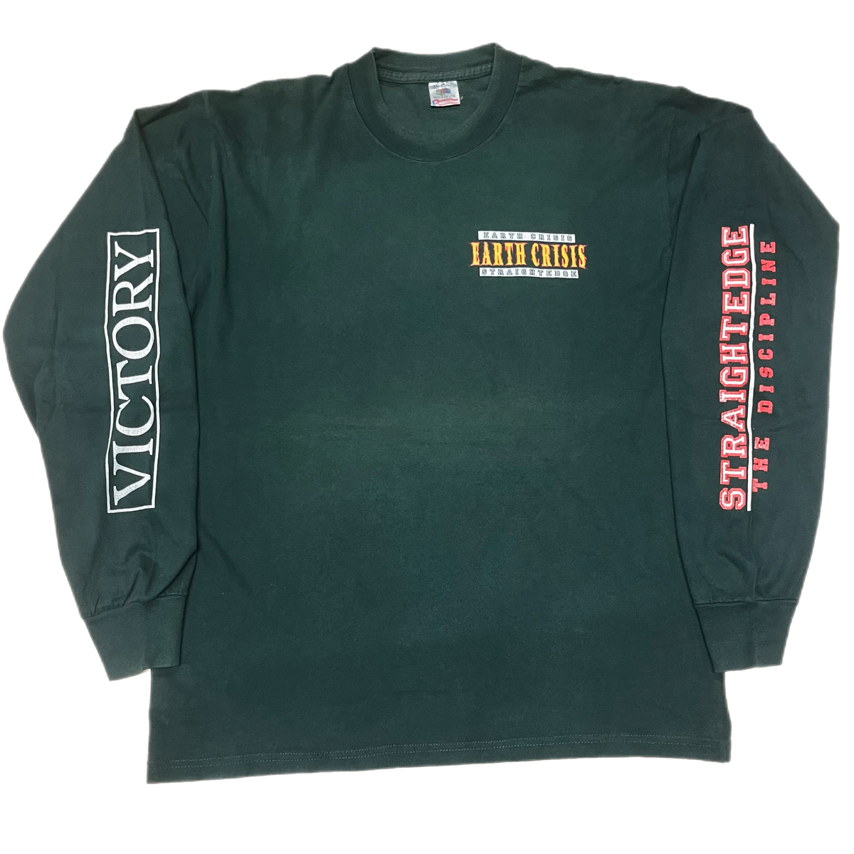 Vintage Earth Crisis &quot;Victory Records&quot; The Discipline Long Sleeve Shirt