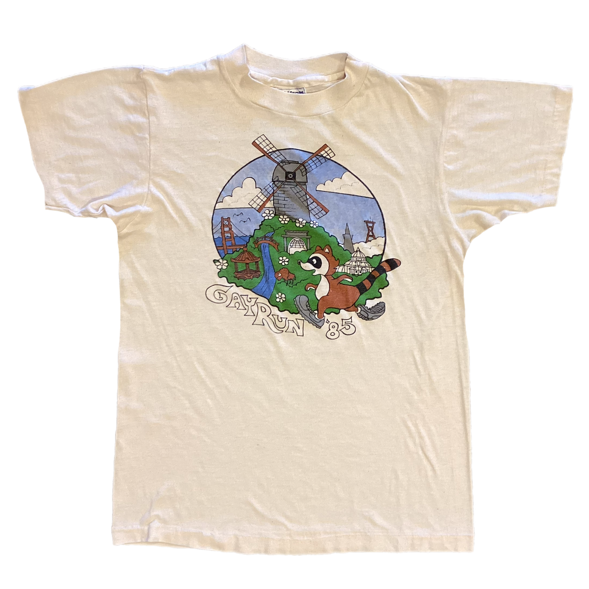 Vintage San Francisco &quot;Gay Run&quot; &#39;85 T-Shirt