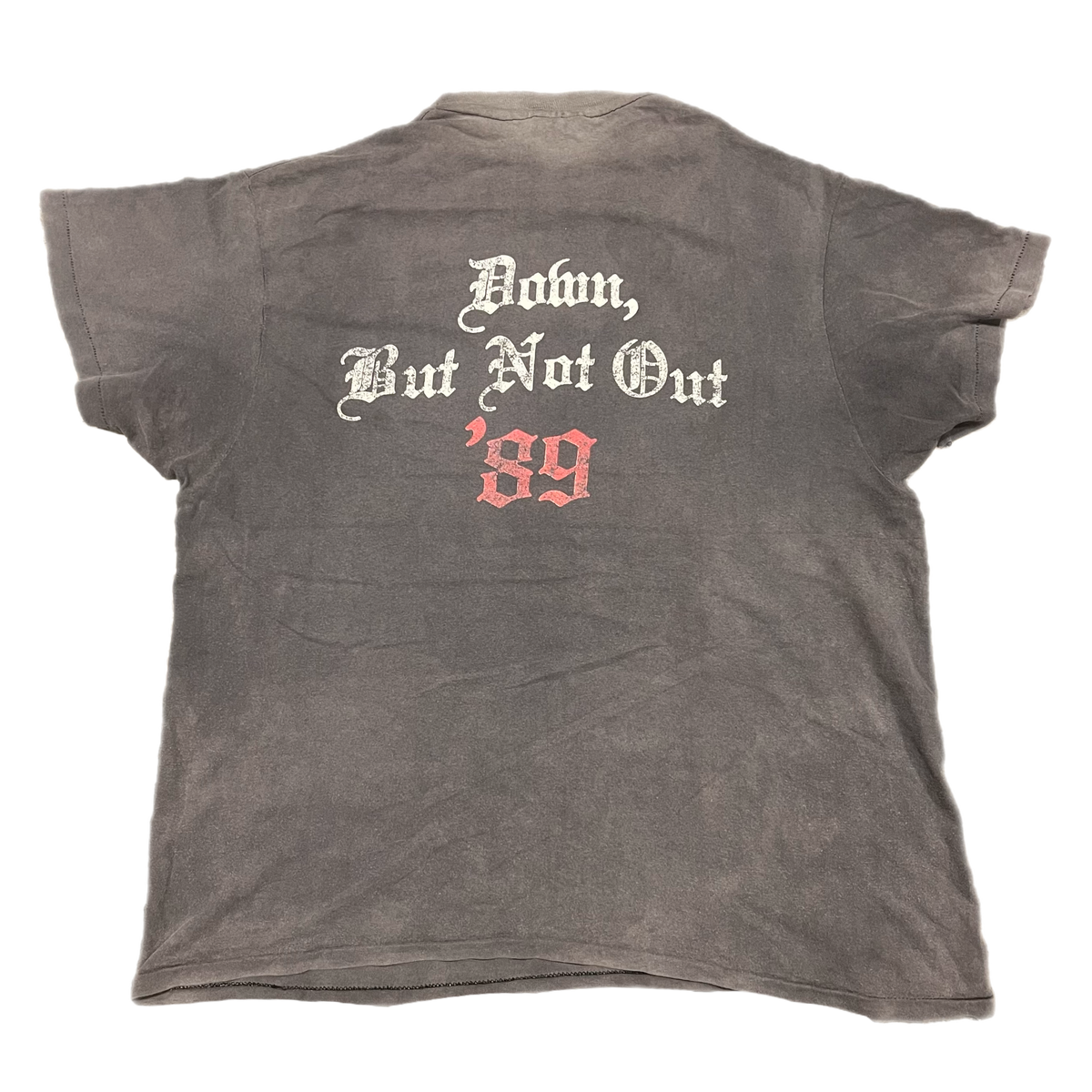 Vintage Cro-Mags &quot;Down But Not Out&quot; &#39;89 Tour T-Shirt