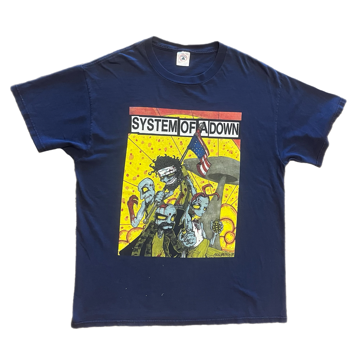 Vintage System of a Down &quot;Flag&quot; Brad Lambert T-Shirt
