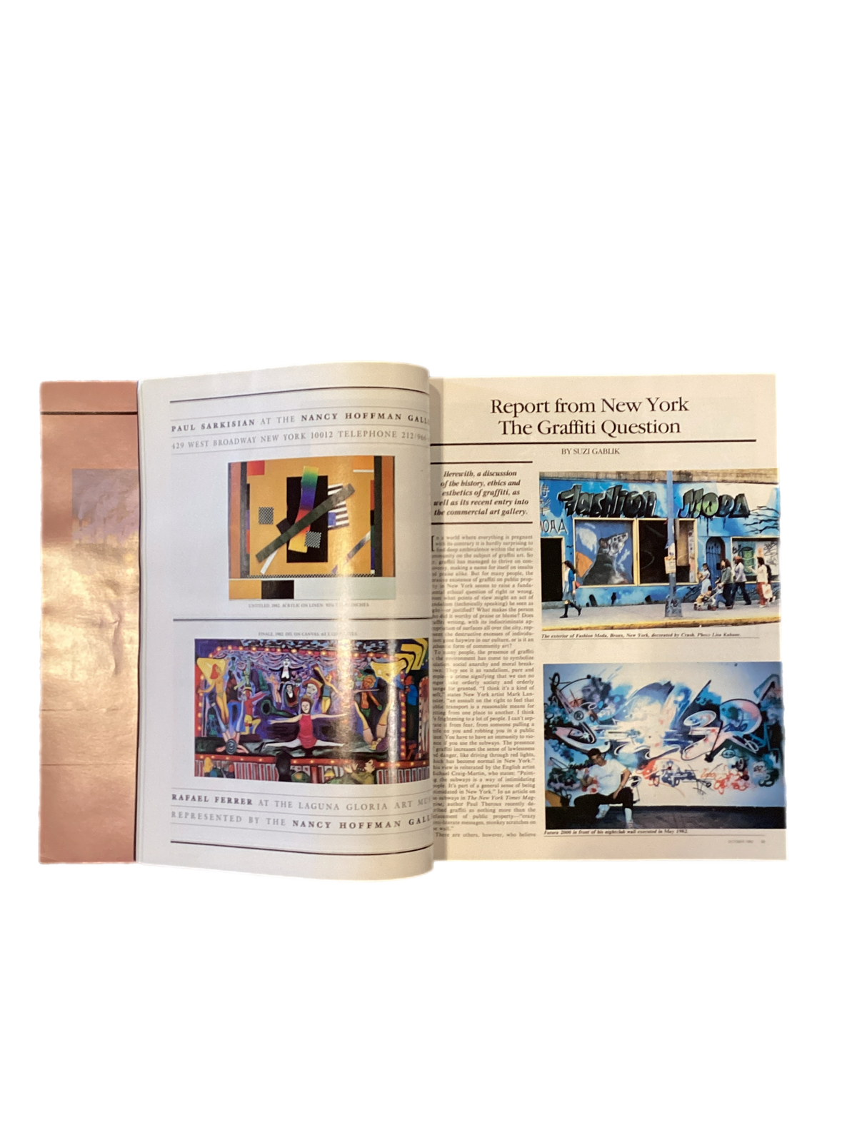 Vintage Art in America Magazine "Ed Paschke/Graffiti Issue" October 1982
