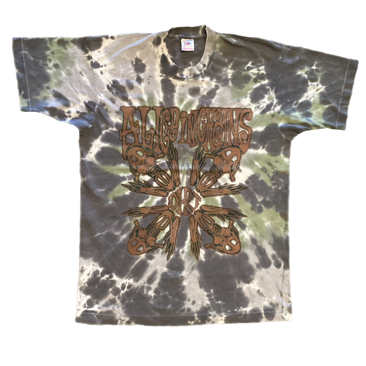 Vintage Alice In Chains "DIRT" Empty Tie-Dye T-Shirt