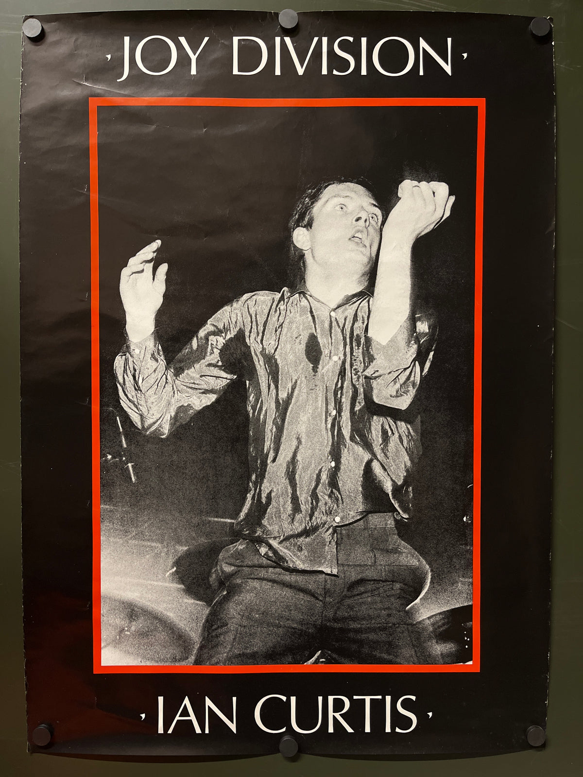 Vintage Joy Division “Ian Curtis” Poster