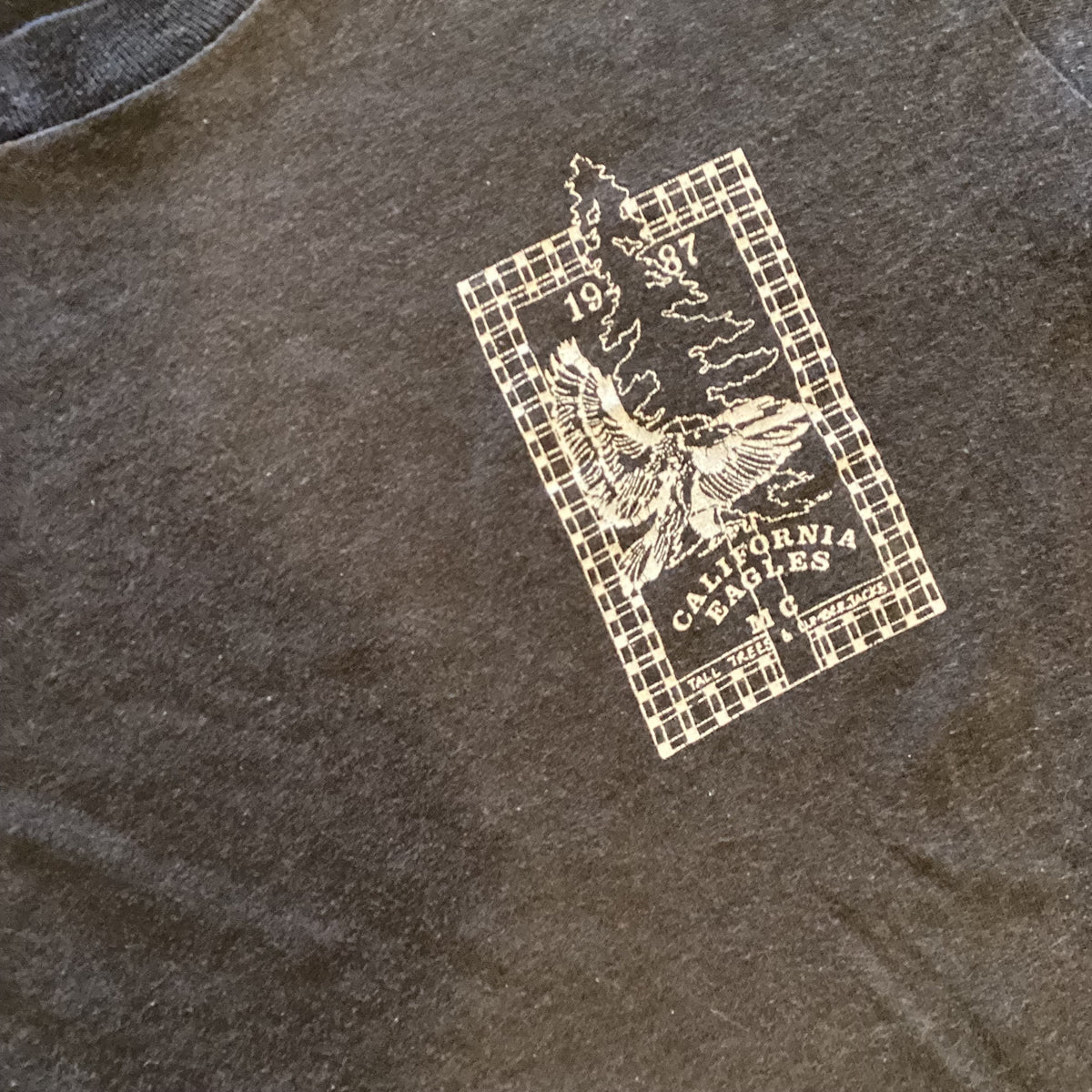 Vintage California Eagles Gay MC &quot;Tall Trees &amp; Lumberjacks&quot; &#39;87 T-Shirt
