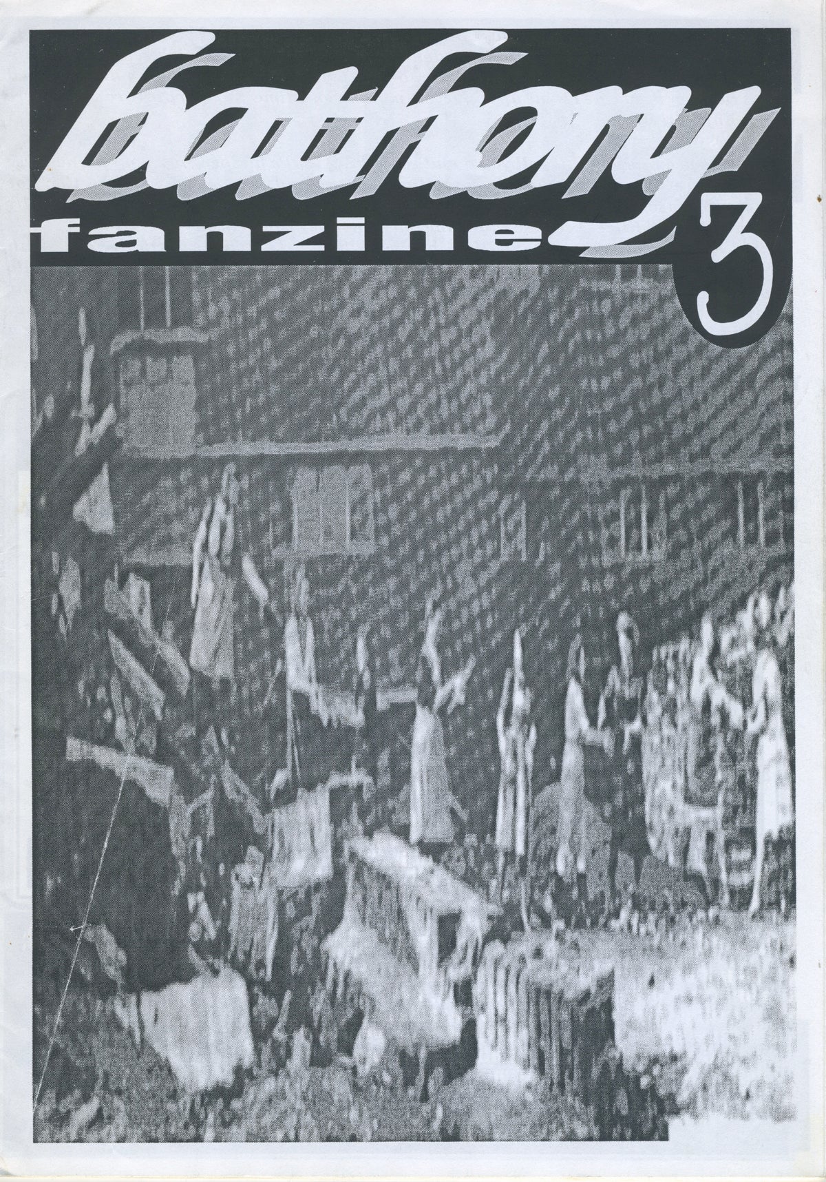 Vintage Bathory &quot;Straight Edge Hardcore&quot; Fanzine Issue #3