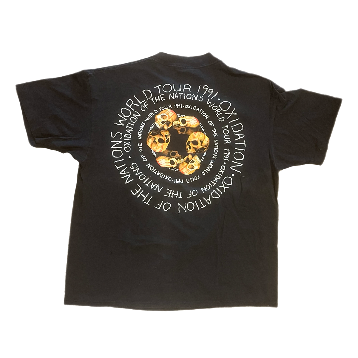 Vintage Megadeth "Oxidation Of The Nations" '91 Tour T-Shirt