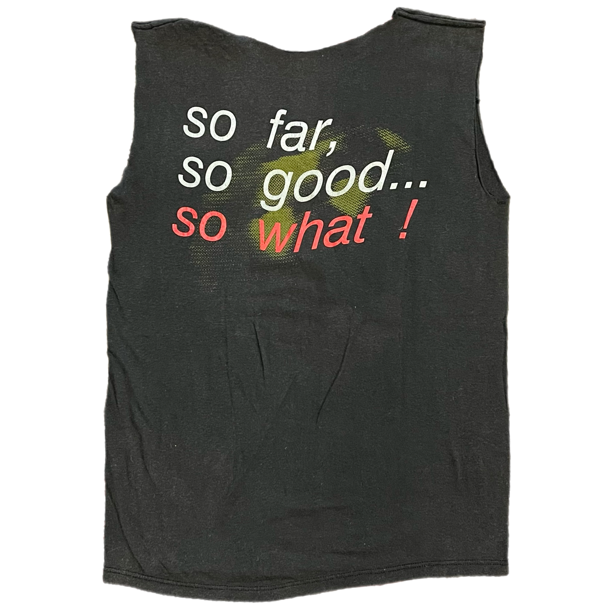 Vintage Megadeth "So Far, So Good..." '88 Cut Off Shirt
