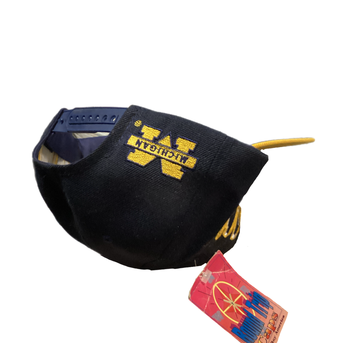 Vintage University Of Michigan "Wolverines" Twill Snapback Hat